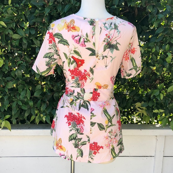 Pink Floral Blouse by Shein - Picture 4 of 8